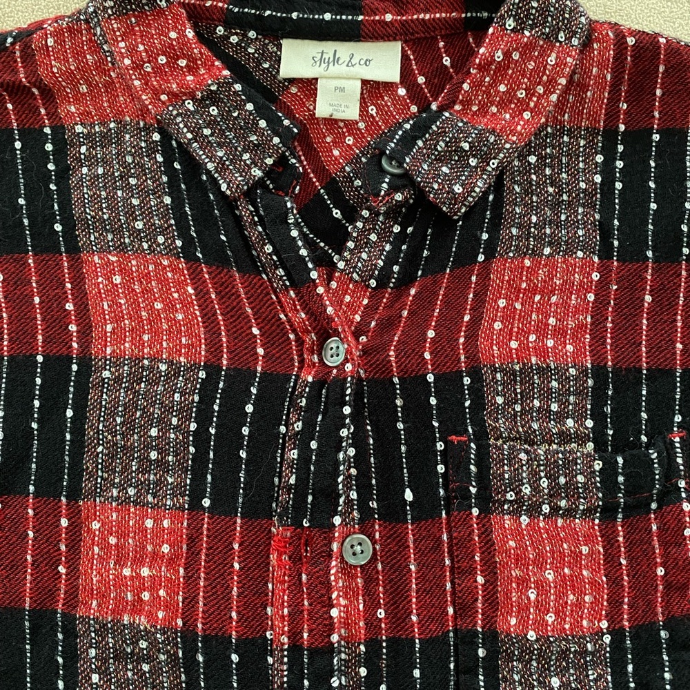 Style & Co ~ Sequence Button Down - image 2